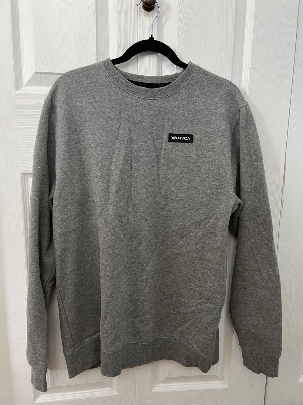 RVCA Men’s Gray Crewneck Sweatshirt